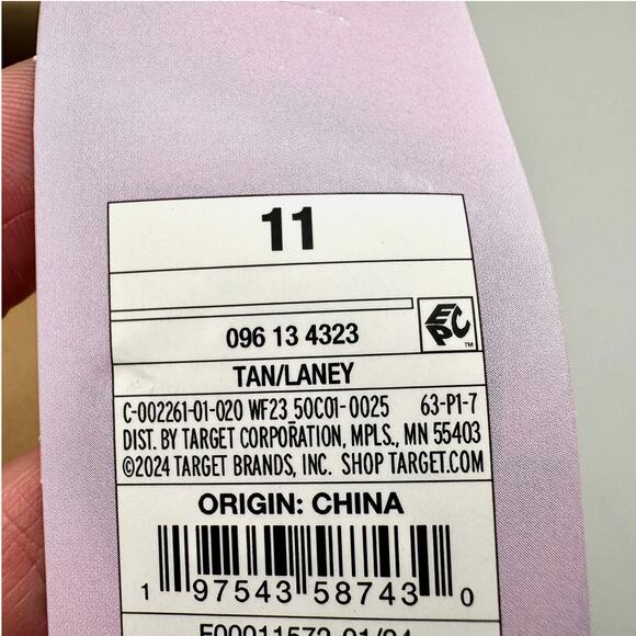 Wild Fable Sandals Womens 11 Tan Laney Platforms Neutral Y2K Slip On Cute Summer - Picture 6 of 6